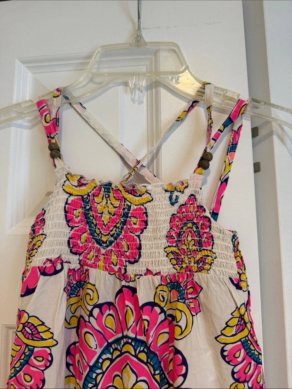 Carter's Pink, Yellow & Teal Floral Maxi Sundress